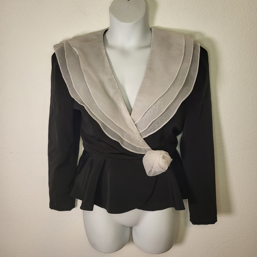 In The Mood For Love Vintage Designer Evening Coat size 8
